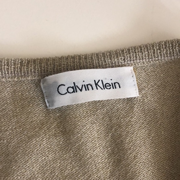 Calvin Klein light sweater with cute gold buttons - Picture 10 of 11